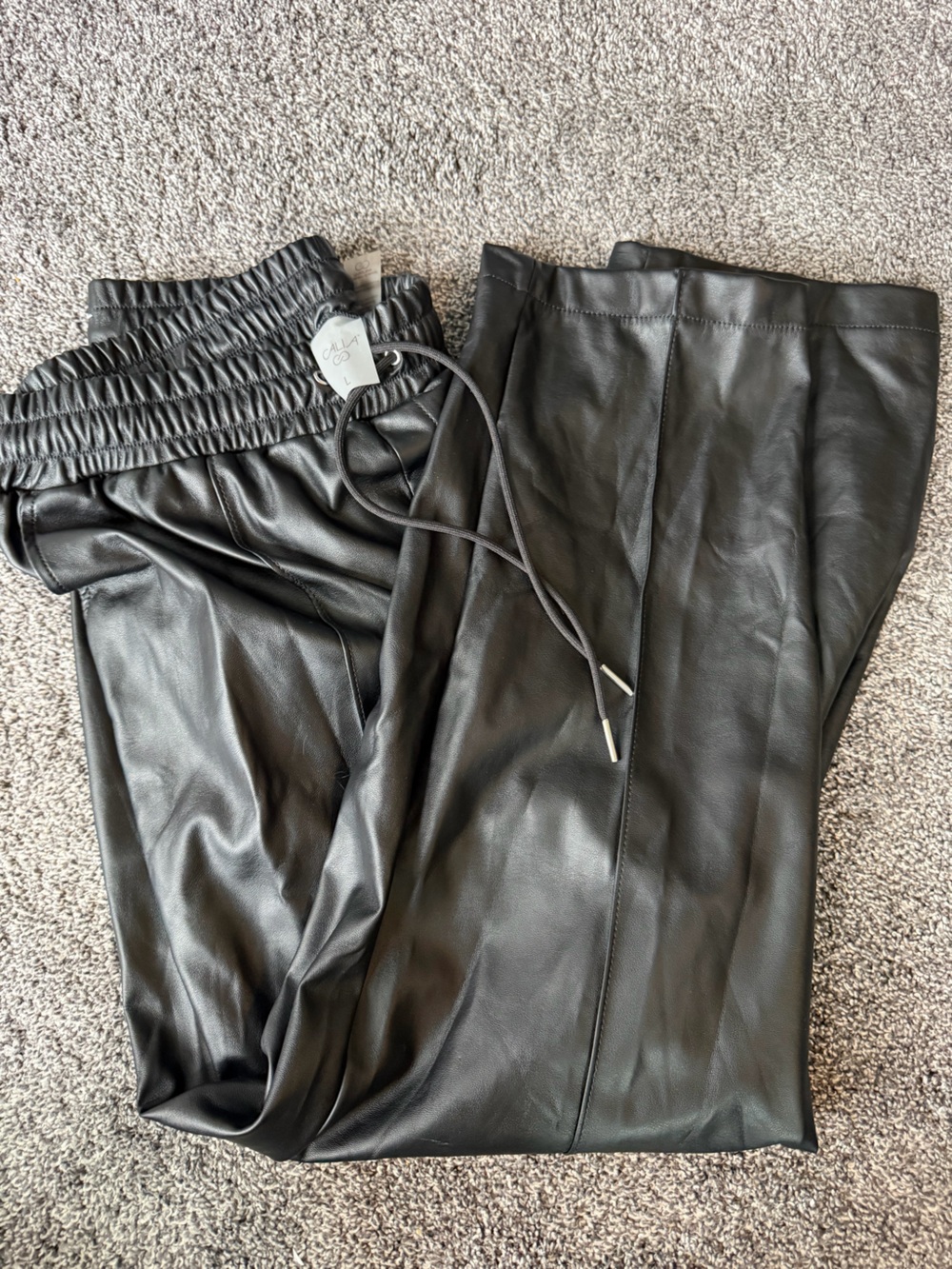 Calia Black Faux Leather Women's pants